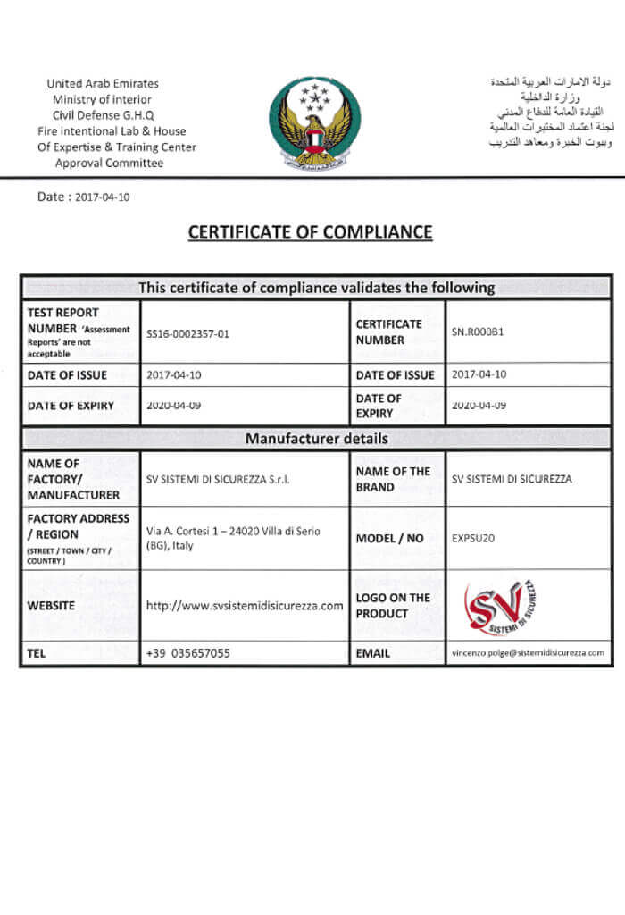 certificacion de producto