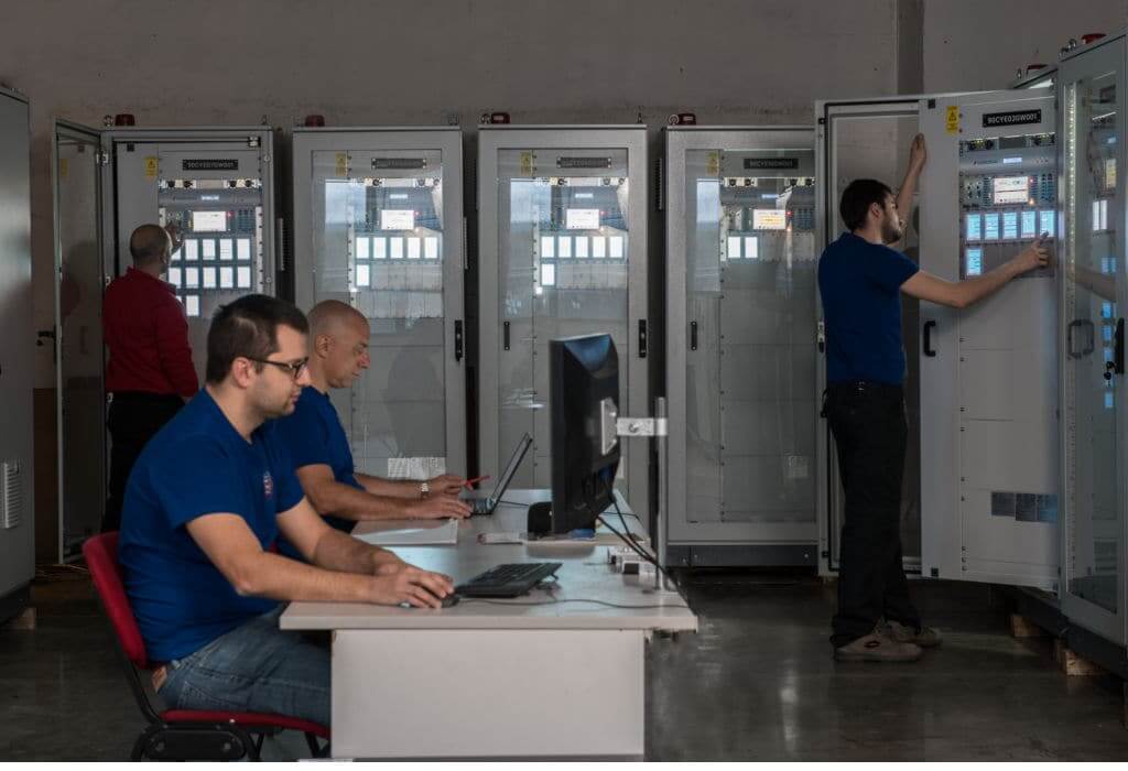 unidad de control de extinción